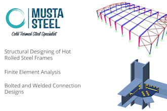 do structural designing of steel structures
