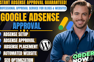 provide guaranteed google adsense approval service, fix adsense issues