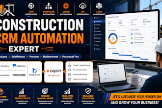 setup acculynx jobnimbus procore housecall pro buildertrend automation