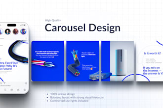 design a carousel for instagram, facebook, and meta ads