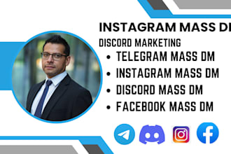 send telegram mass dm, whatsap mass dm, discord mass dm instagram mass dm