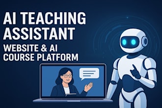 build ai teaching assistant website and ai course platform