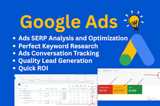 setup and manage google ads adwords PPC advertising