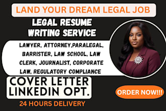 write professional lawyer, legal, attorney, paralegal, barrister resume