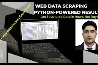 scrape website data into excel or CSV using python