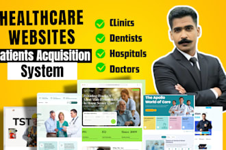 design your healthcare, hospital, clinic and medical website