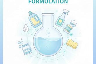 formulate custom household, cleaning product with professional lab grade recipes