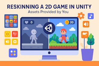 reskin your 2d unity game