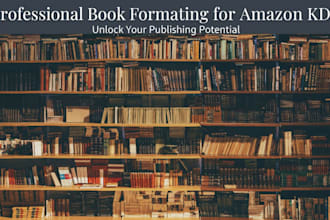 do book formatting amazon KDP