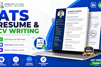 write and design ats professional resume and CV