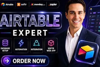 be your airtable expert for airtable database, automation, and softr webapp