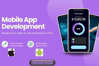 develop android and iso mobile apps flutter apps and handle full app development