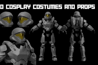 model wearable 3d cosplay costumes, printable 3d mask, 3d armor 3d helmet  props
