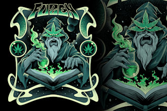 create stoner, psychedelic, doom ,rock metal band cover album