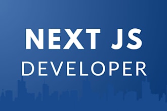 be a professional next js or mern stack developer