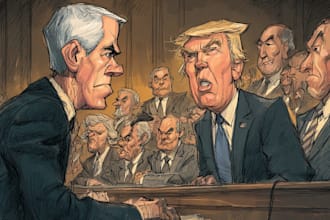 do political cartoon caricature for you