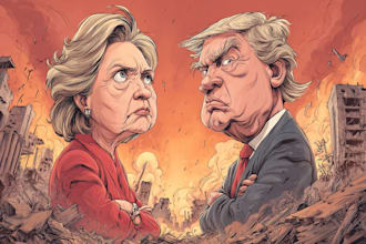 illustrate your political cartoon or cartoon caricature
