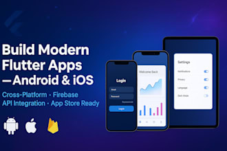 build flutter mobile app for android and ios cross platform development