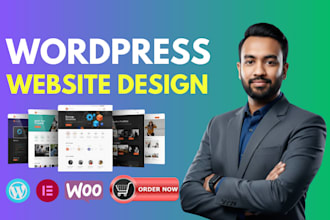develop wordpress website and responsive web design