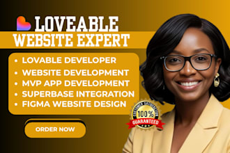 build modern lovable website development superbase figma website design
