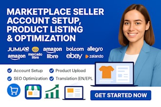 setup jumia libre allegro ebay etsy amazon SEO seller account product listing