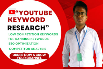 do youtube SEO and keyword research for channel growth