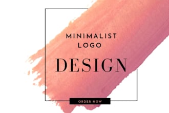 create minimalist logo design for your brand
