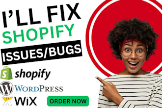 fix wordpress issues shopify errors wix issues shopify website