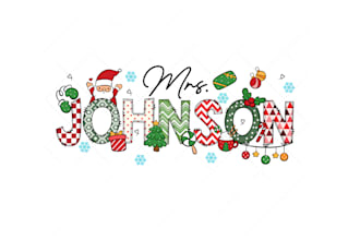 custom christmas alphabet design festive letters for holiday cards or invitation