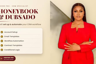 set up  automated honeybook dubsado crm automation workflow honeybook expert