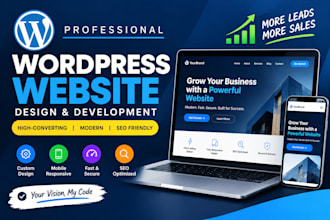 build high converting wordpress site for leads, sales and growth