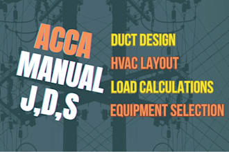 provide acca approved manual j d s for hvac using wrightsoft or rhvac