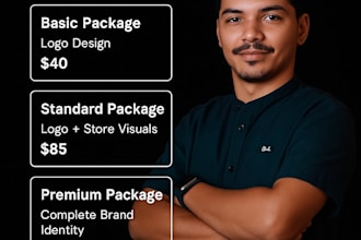 design a professional brand identity for your online store