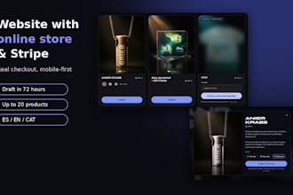 build a website with stripe online payments