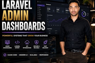 create a custom business dashboard in laravel
