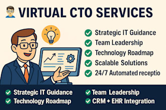 be your virtual cto or virtual cio or fractional IT director