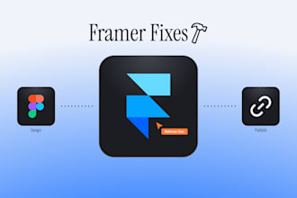 develop and fix framer websites and figma to framer