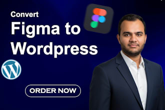 convert figma design to wordpress website