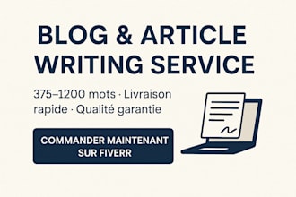 je ferai des descriptions rédaction