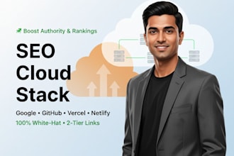 create google stack, cloud stack, and authority backlinks for safe SEO ranking