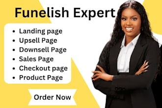 design funnelish sales page clone funnelish advertorial page funnelish checkout