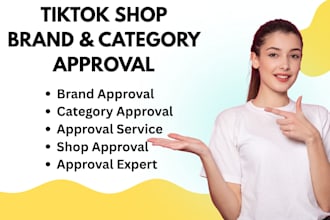 tiktok shop brand and category approval service