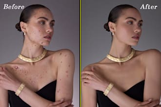 do high end photo retouching and color matching