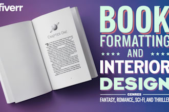 format and design a custom interior for your fiction novel