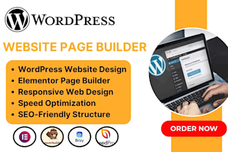 setup wordpress website page builder elementor beaver builder brizy seedprod
