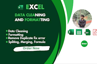 clean unorganized excel spreadsheet