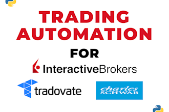 automate your trading strategies and integrate to your brokers apis