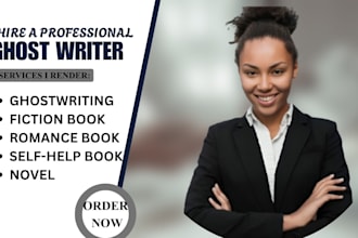 do self help book, romance ghostwriter, fiction ghostwriter, ebook writer