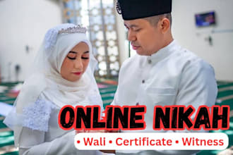 online imam for your home nikah ceremony