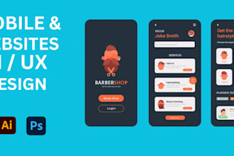 design professional UI UX for ios and android apps